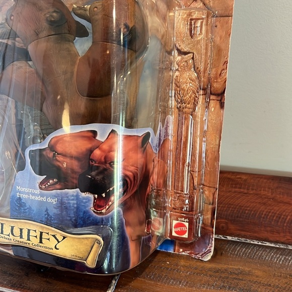 🧙♂️New 2001 Mattel Harry Potter Sorcerer's Stone Deluxe Creature Fluffy Figure - Picture 2 of 7